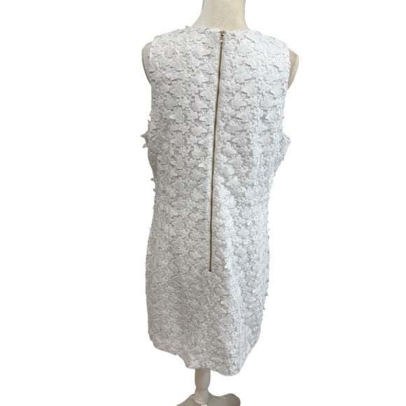Lilly Pulitzer Mila Women’s Size 14 Lace Shift White Butterfly Garden 3D NWT - Picture 4 of 13